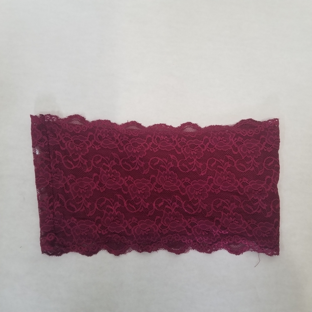 NWOT burgundy tube top